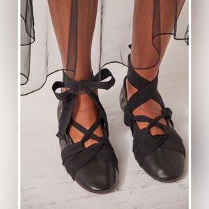 Free People Cece Wrap Ballet Flats